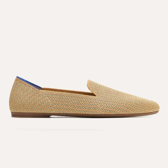 Rothys Almond Loafer in Gold Stripe - Picture 5 of 5